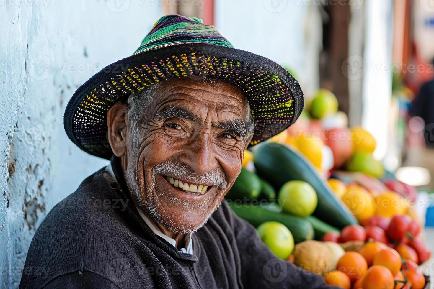 a man wearing a hat photo