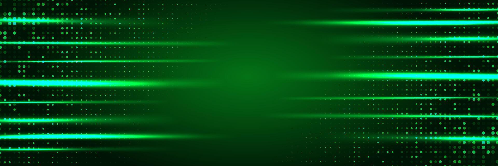 Green abstract digital background vector