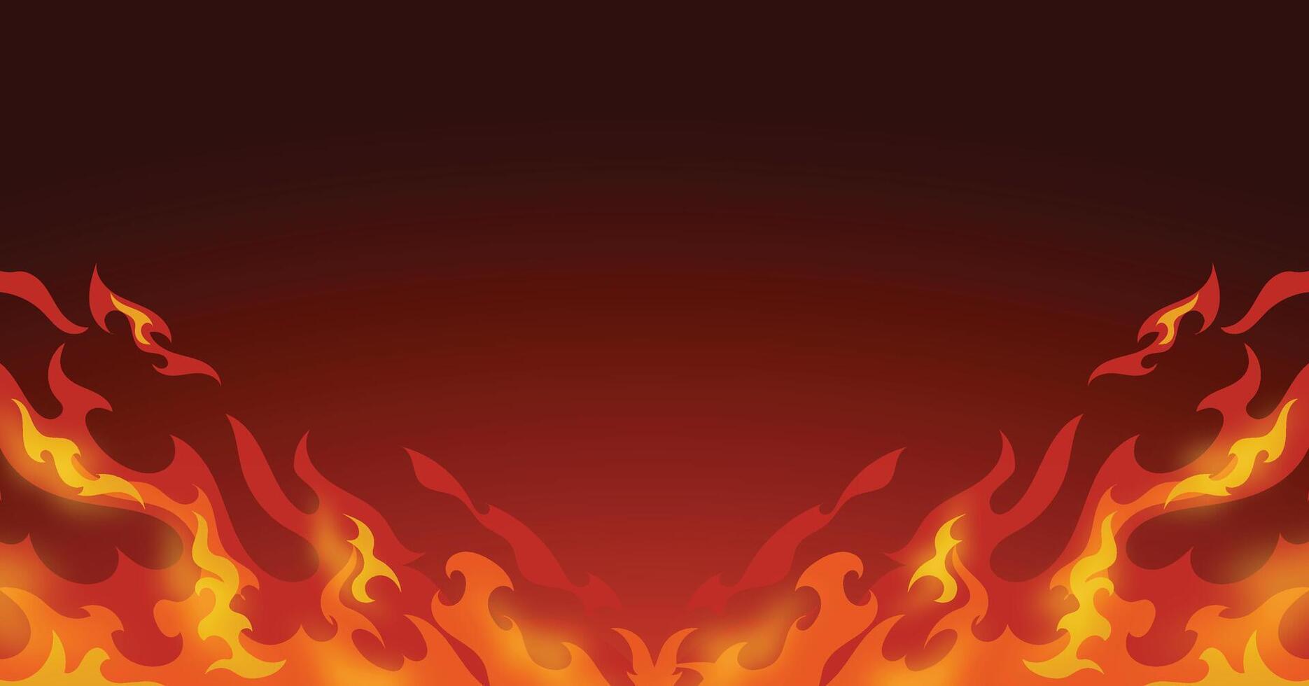 Flame effect, flame sparks background vector