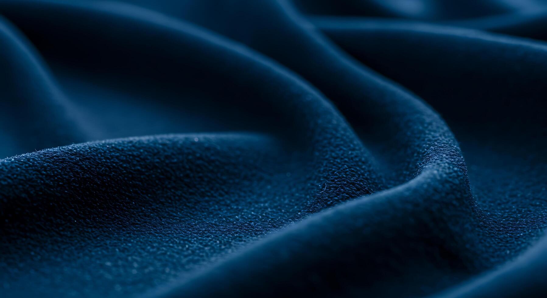 Deep Blue Fabric Drape CloseUp Texture Photography photo