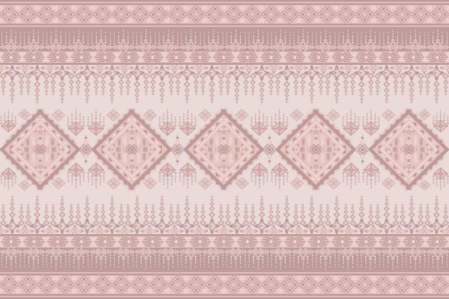 Geometric pattern in soft pink tones vector