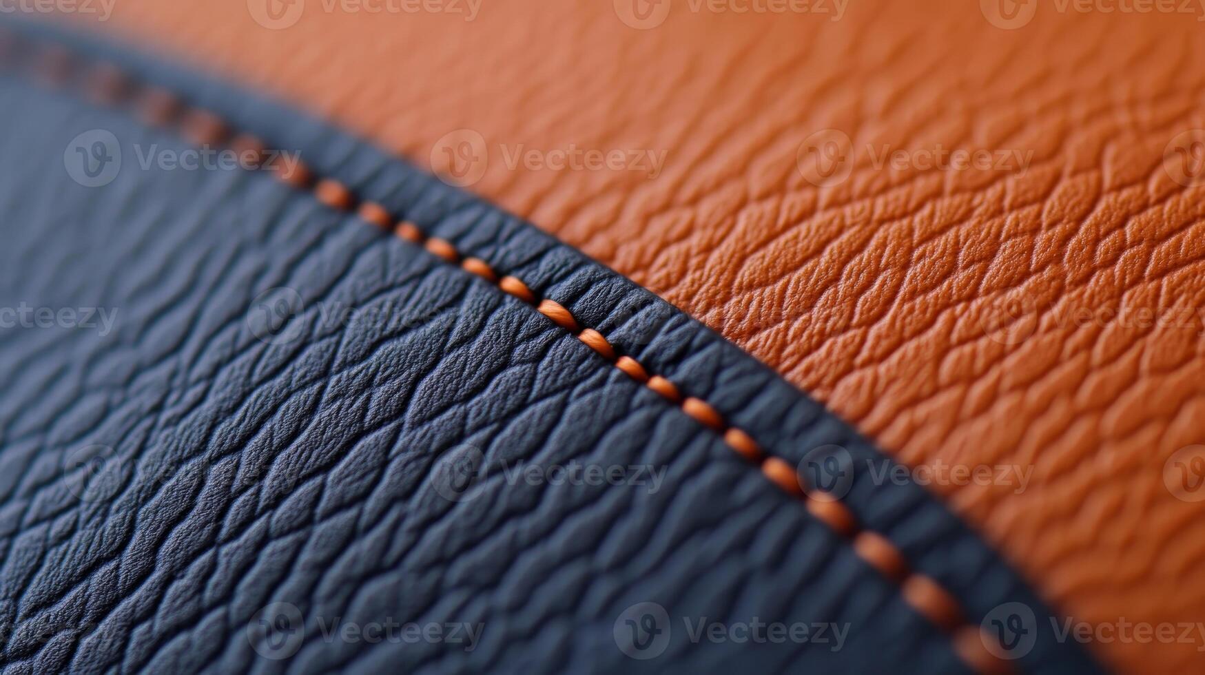 Close-up view of textured leather basketball showcasing vibrant colors and detailed stitching photo