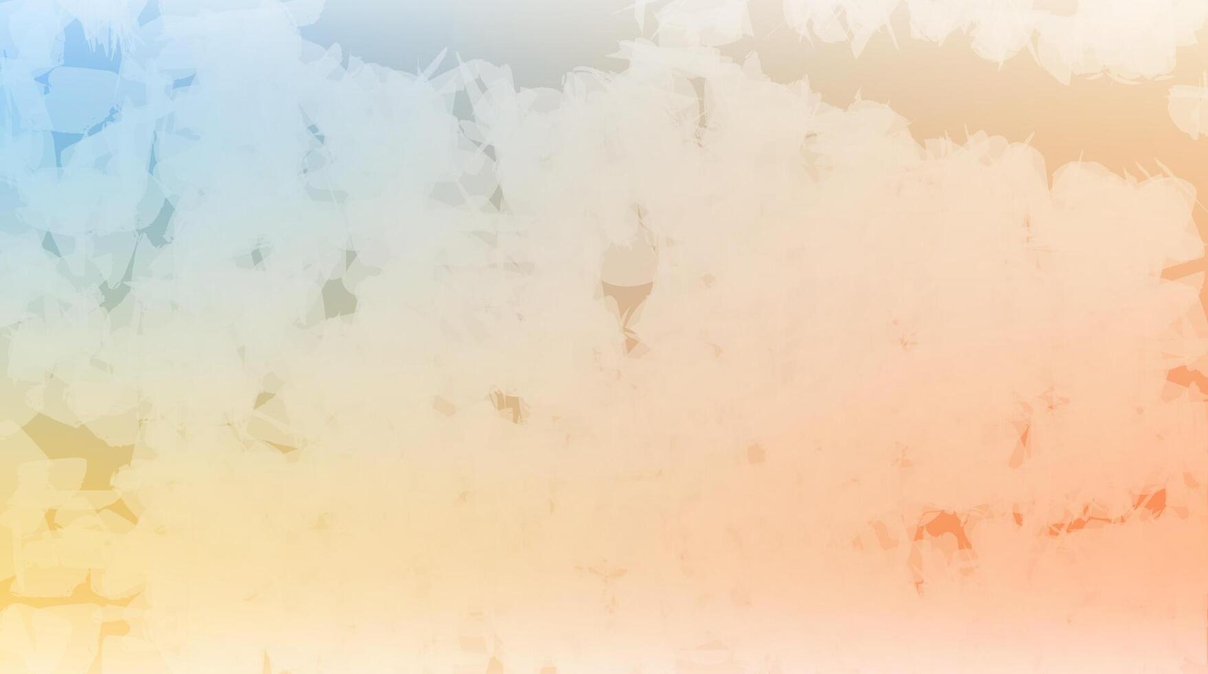 Soft gradient background blending peach to cyan with pixelated, cloud-like shards scattered across the image, creating an ethereal and dreamy digital textures vector