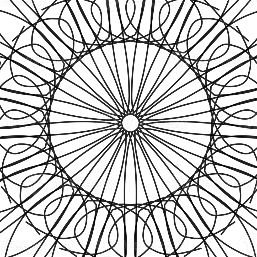 lines bending around central void png
