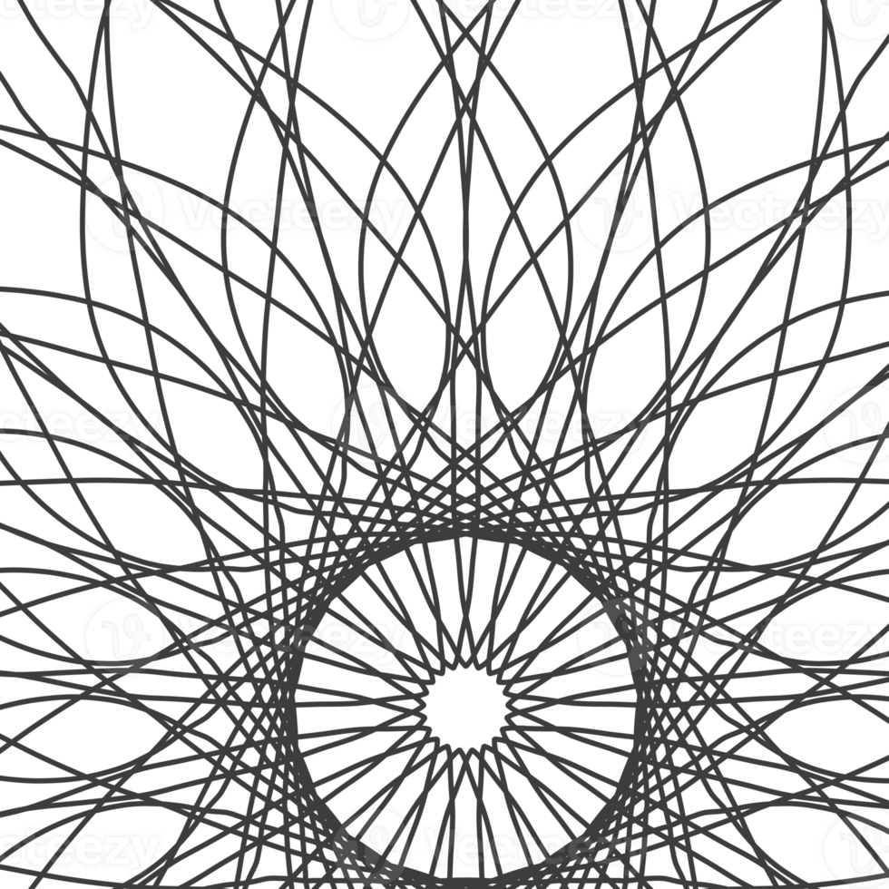 decorative spiral with flowing rhythm png