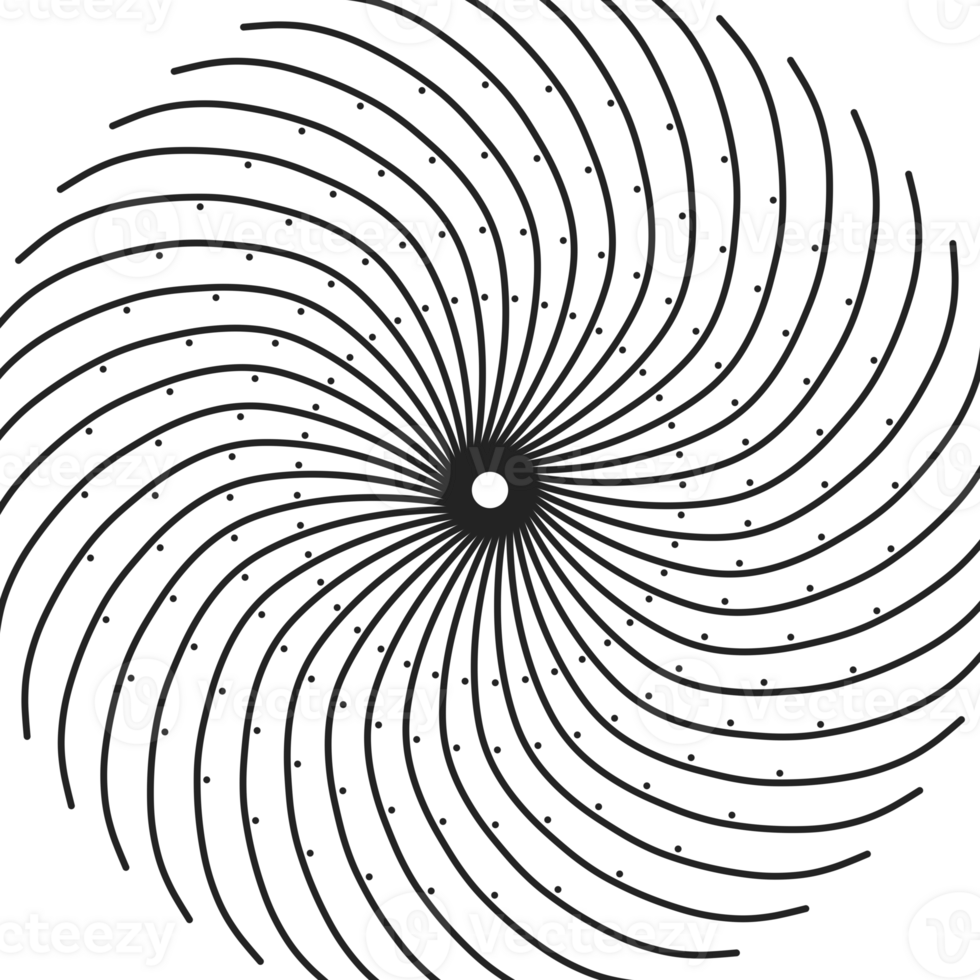 spiraling harmony in dot curves png