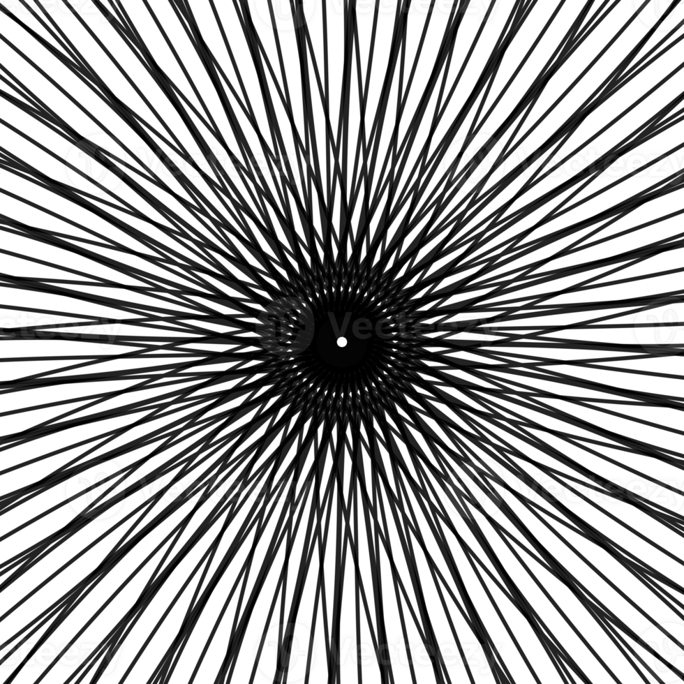 elegant black symmetrical line art png