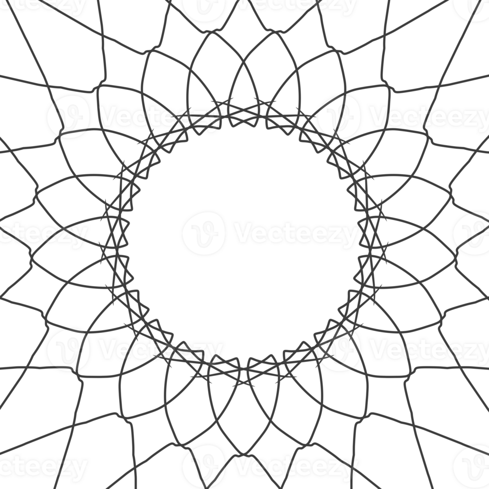 dotted spiral geometric black design png