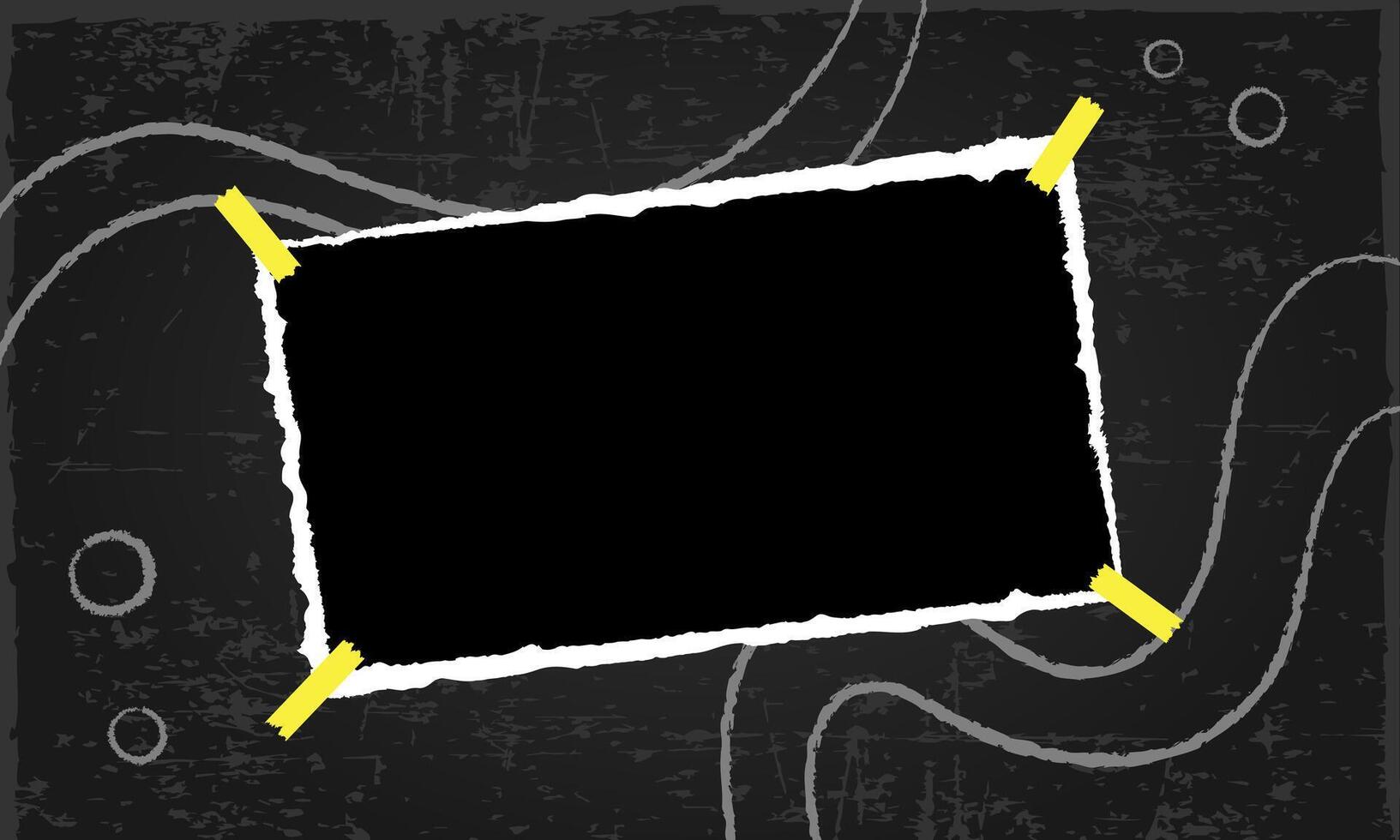 Pop art comic background with square torn paper, grunge and geometric effect. Comic book cartoon speech bubble for text. Cartoon background for text template. vector