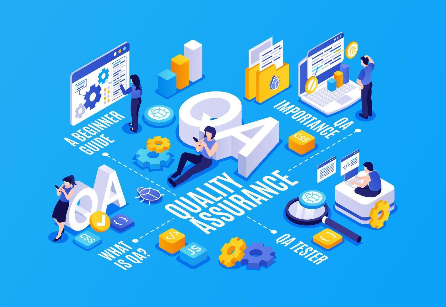 Questions and Answers Podcast Isometric Infographics vector
