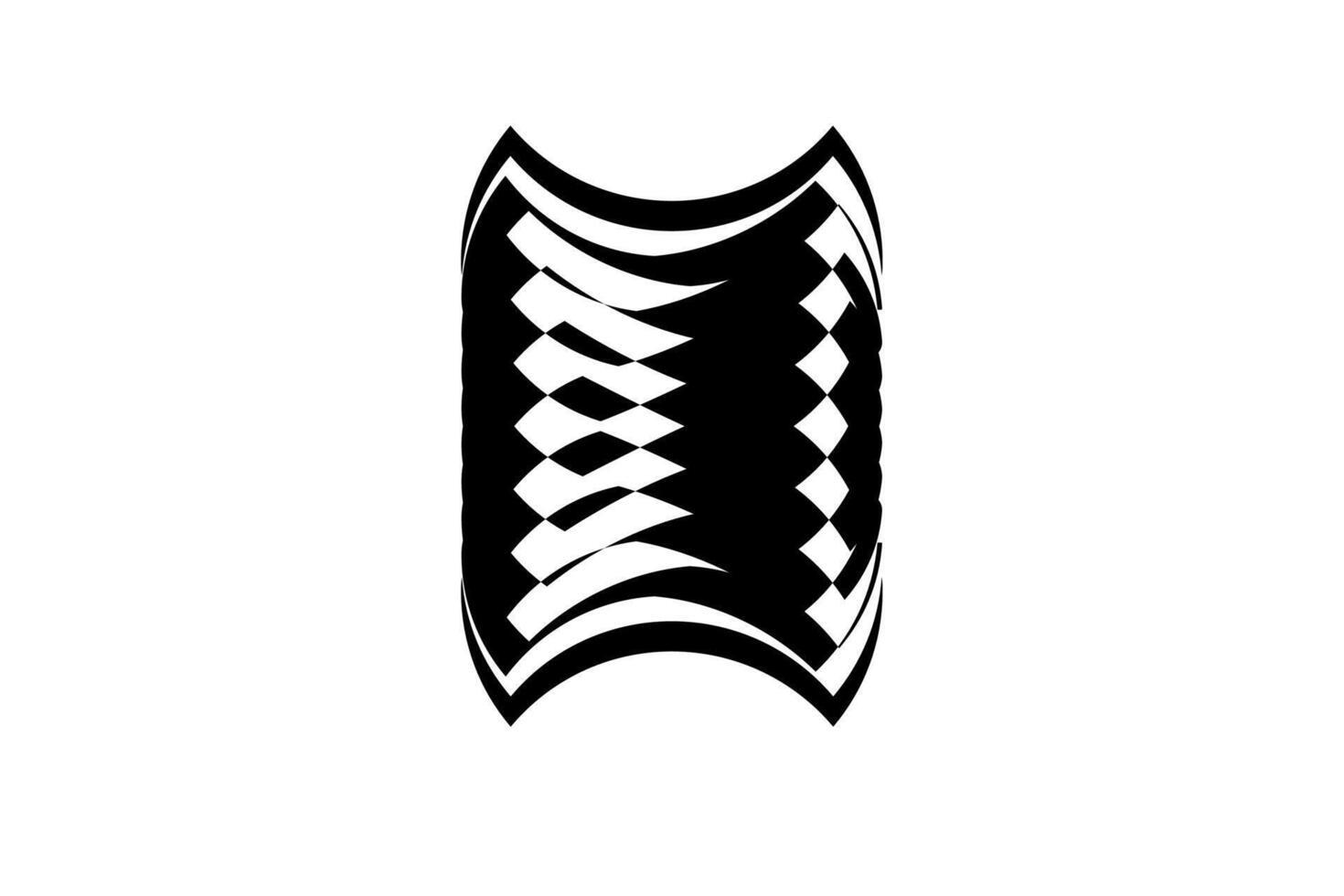 The Power of Symmetrical Illusion vector