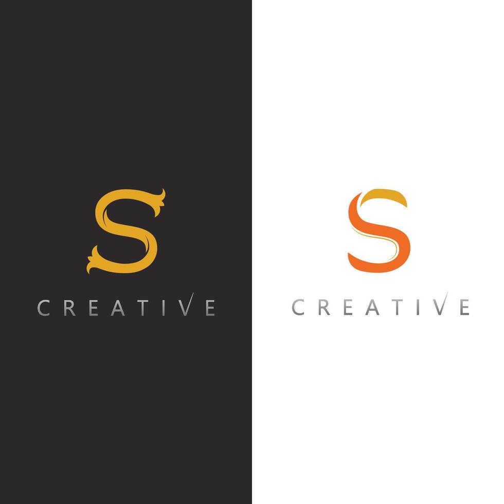 Elegant S Letter Logo for Branding, Company, and Personal Business Identity vector