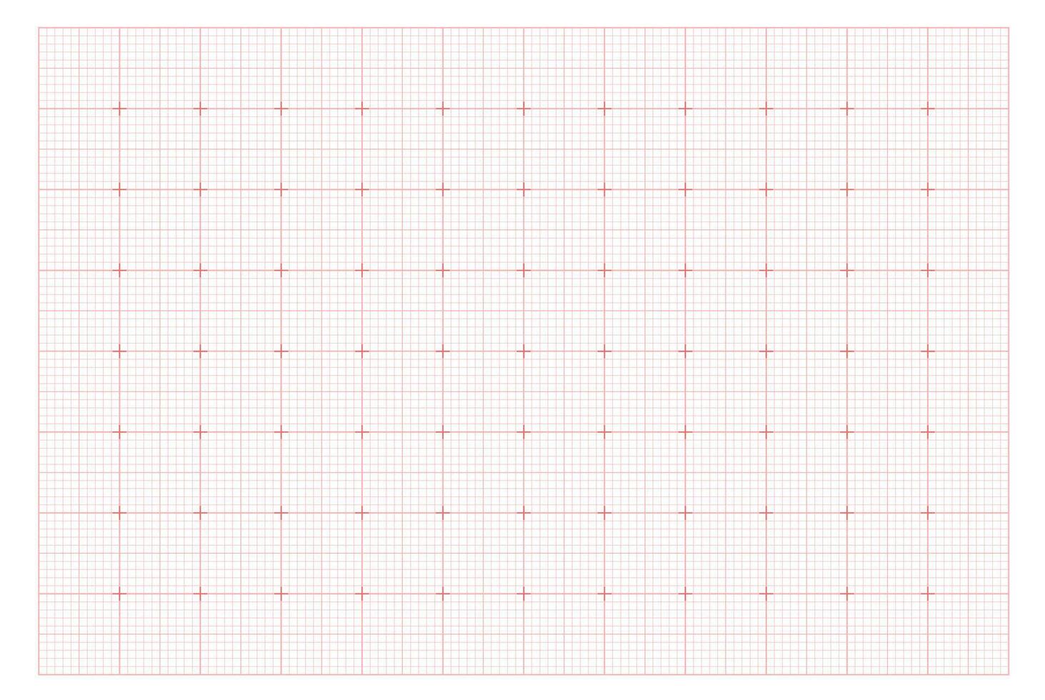 Precise millimeter graph paper background. Engineering and school notebook template vector