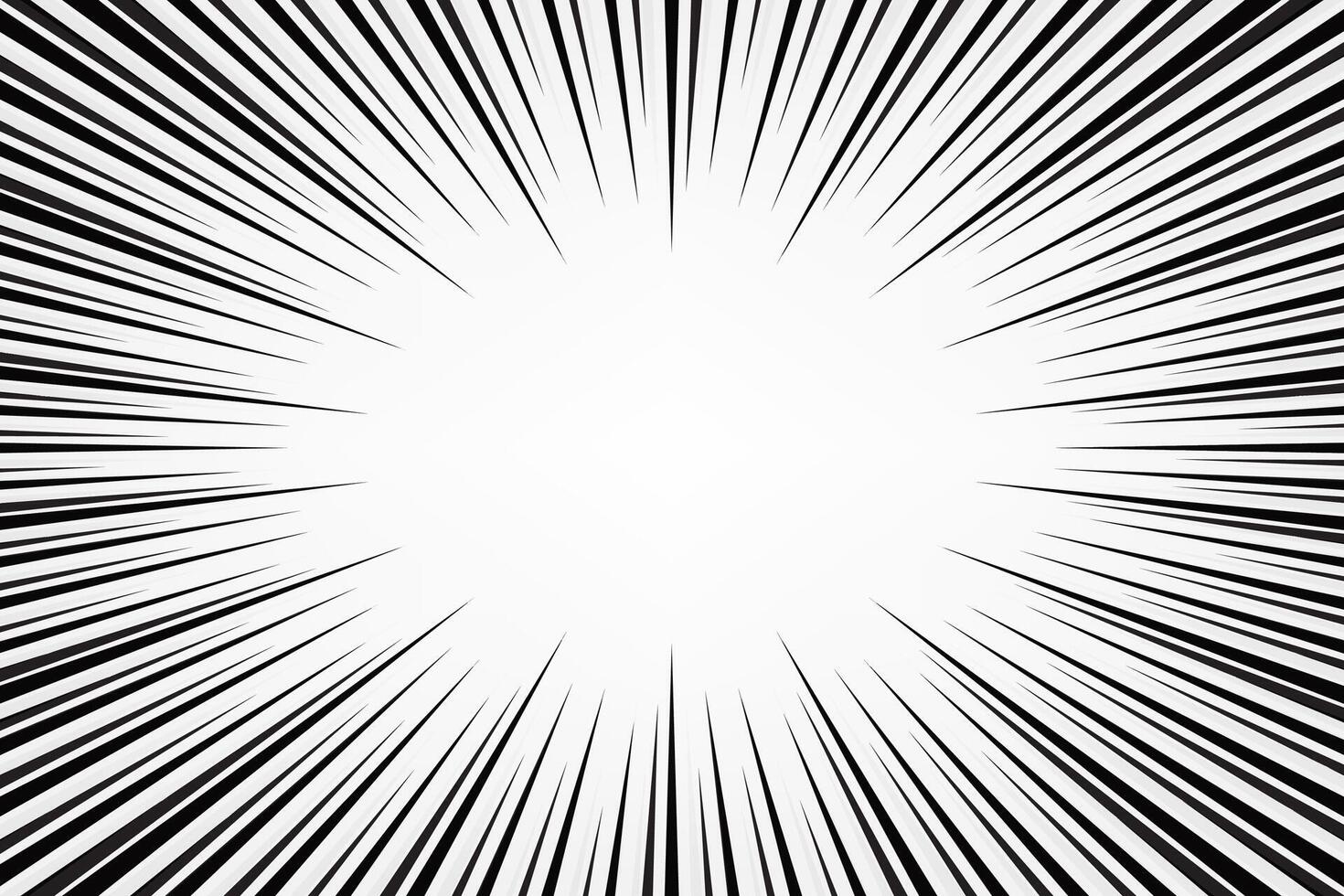 speed lines. radial zoom speed light. explosion effect. white abstract background. wallpaper for banner business social media advertising. comic backdrop template design. vector
