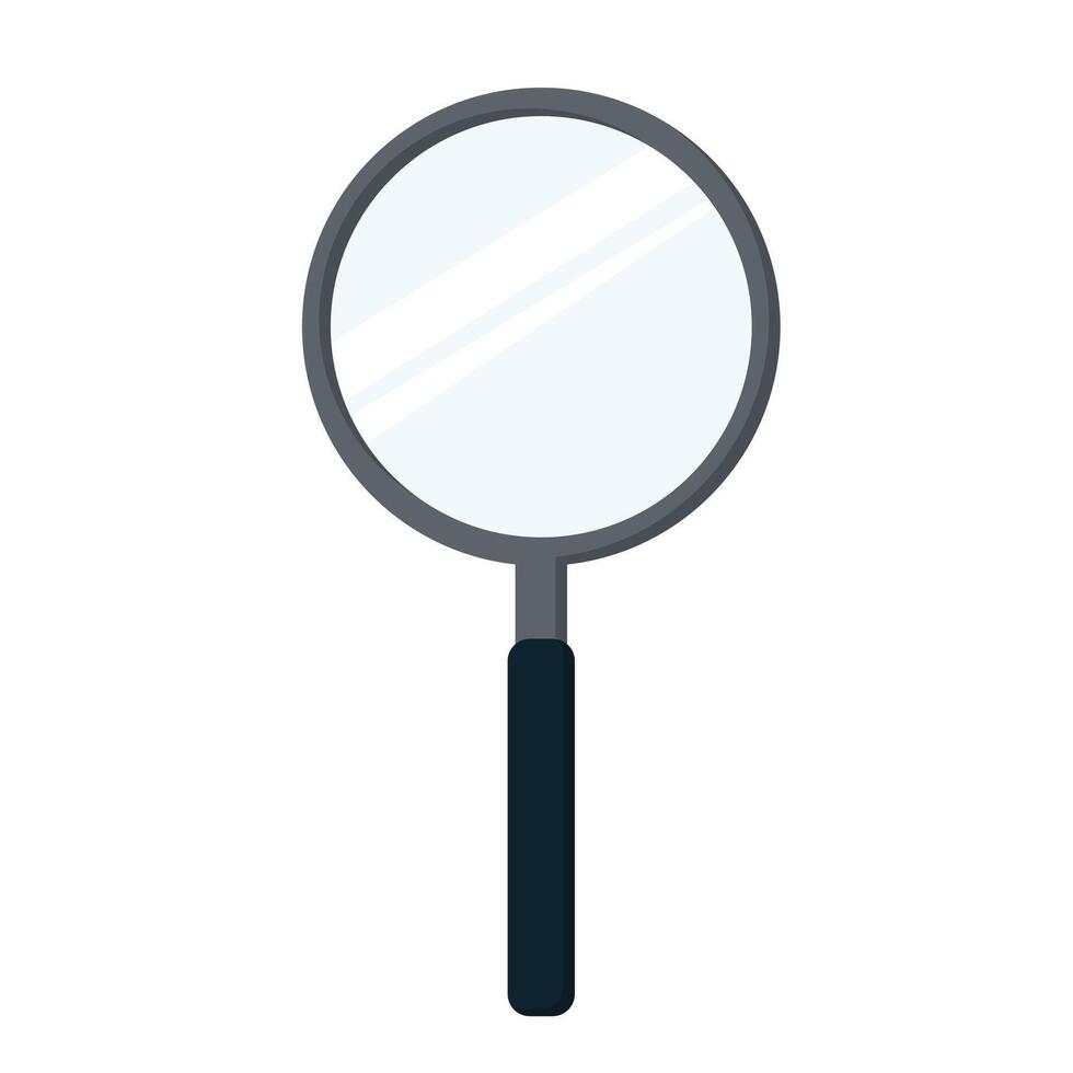 Magnifying glass icon illustration design vector