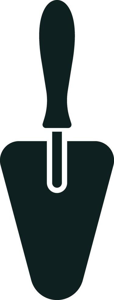 Gardening trowel featuring a sturdy wooden handle, ideal for digging, planting, and various gardening tasks, enhancing productivity in gardens or farms alike vector