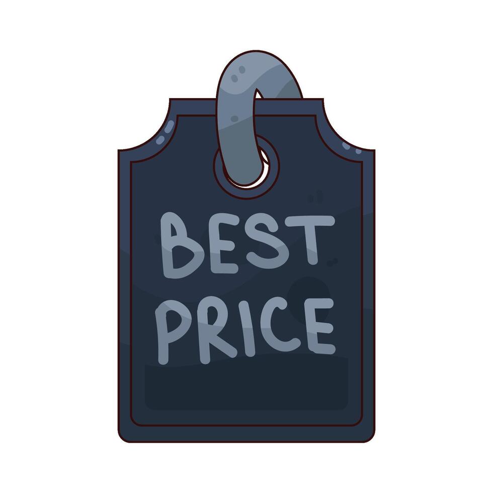 Black Friday best price tag vector