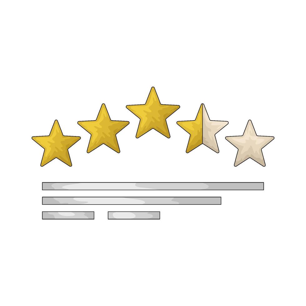 shopping star rating vector