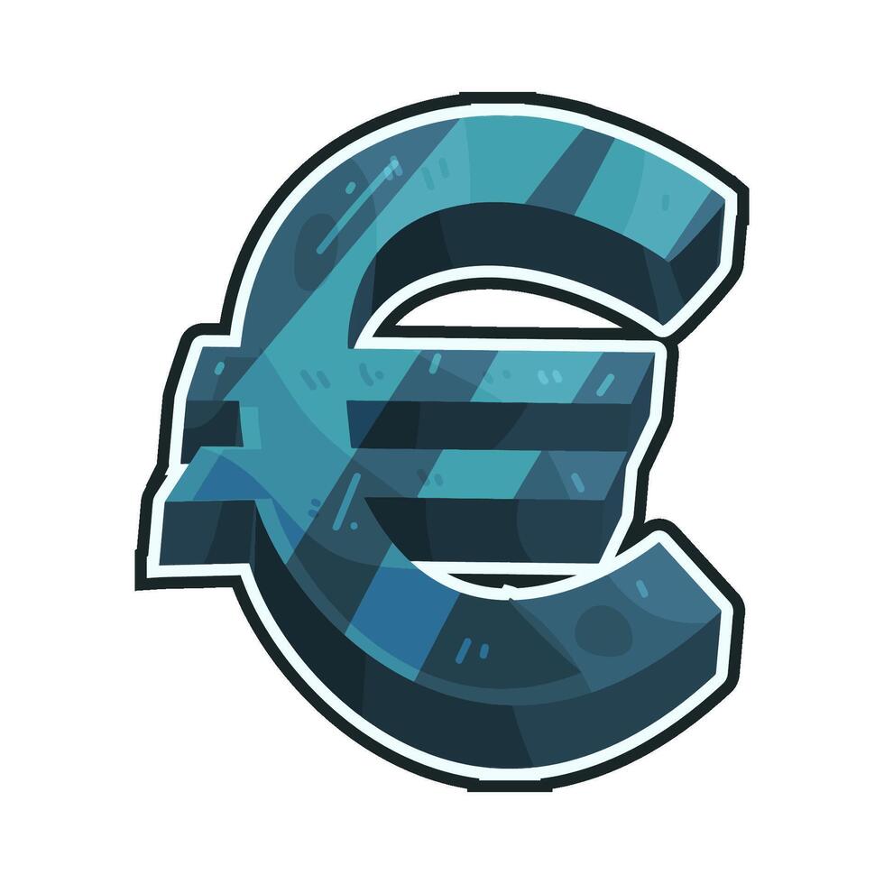 Euro Currency Symbol illustration vector