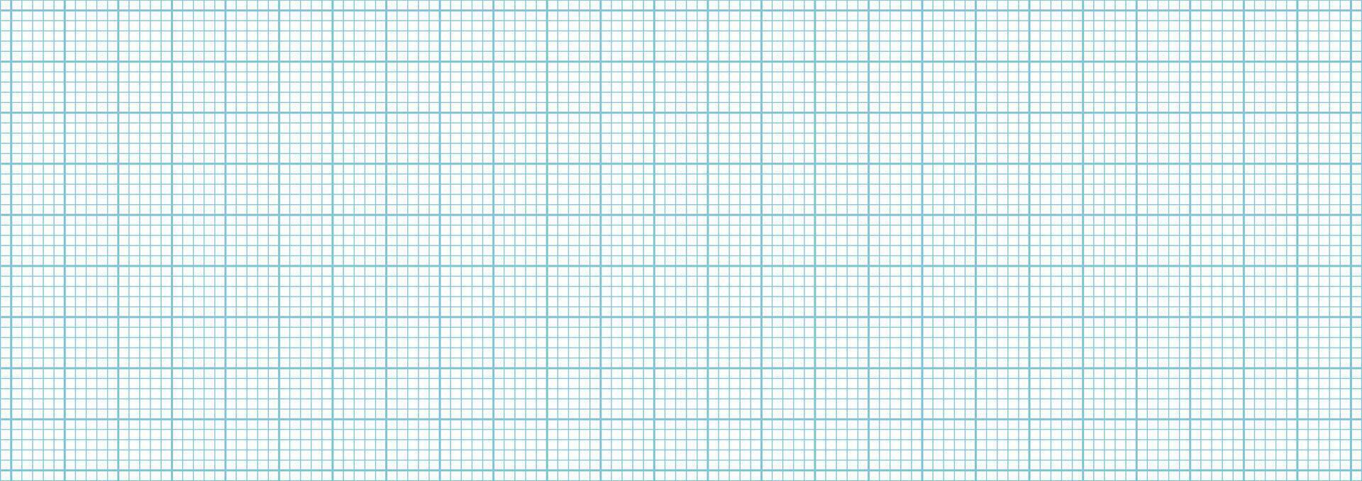 Millimeter graph paper grid. Technical pattern for school, engineering line scale measurement. Lined blank for education. blue plotting graph grid paper background. vector