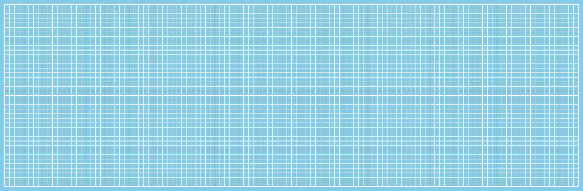 Millimeter graph paper grid. Technical pattern for school, engineering line scale measurement. Lined white blank for education. plotting graph grid paper background. vector