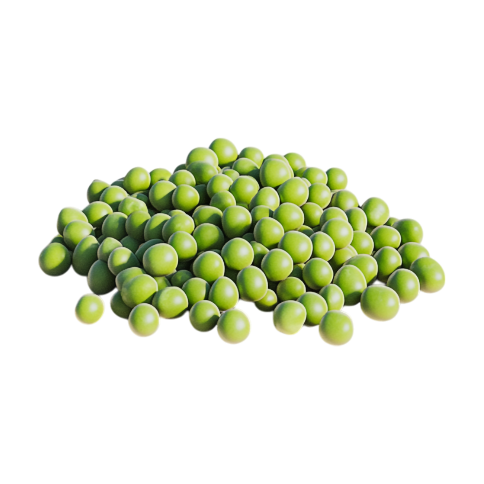 pile of green peas on a transparent background png