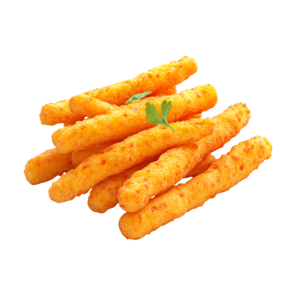 cheesy fries on a transparent background png