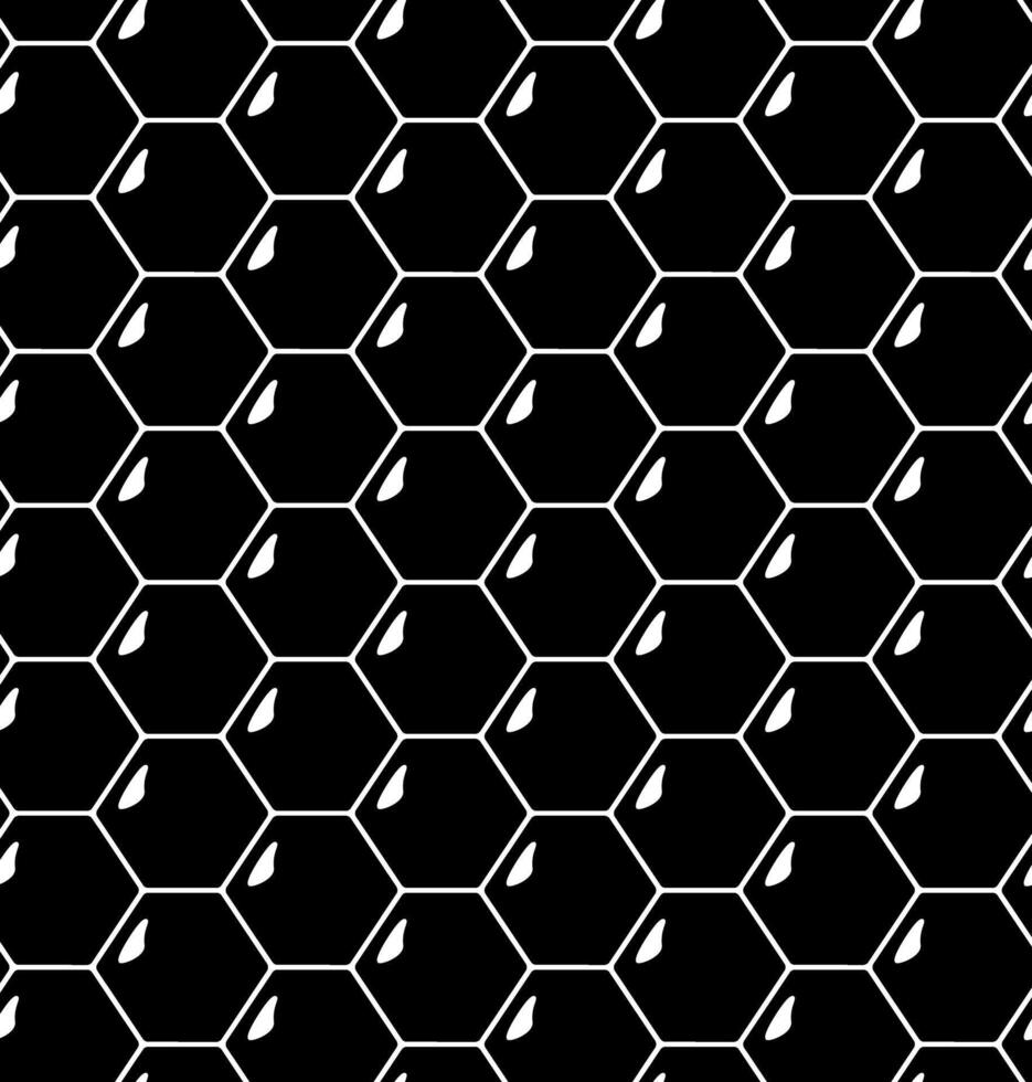 Honeycomb seamless pattern. graphic line illustration. beehive pattern for decoration, hive symbol for fabric design. Perfect for cards, decorations, stickers, logo, menu, various designs. vector