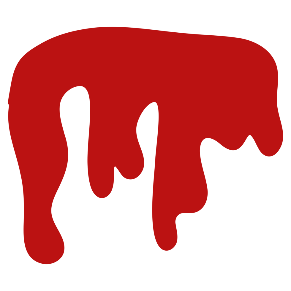 blood dripping on a transparent background png