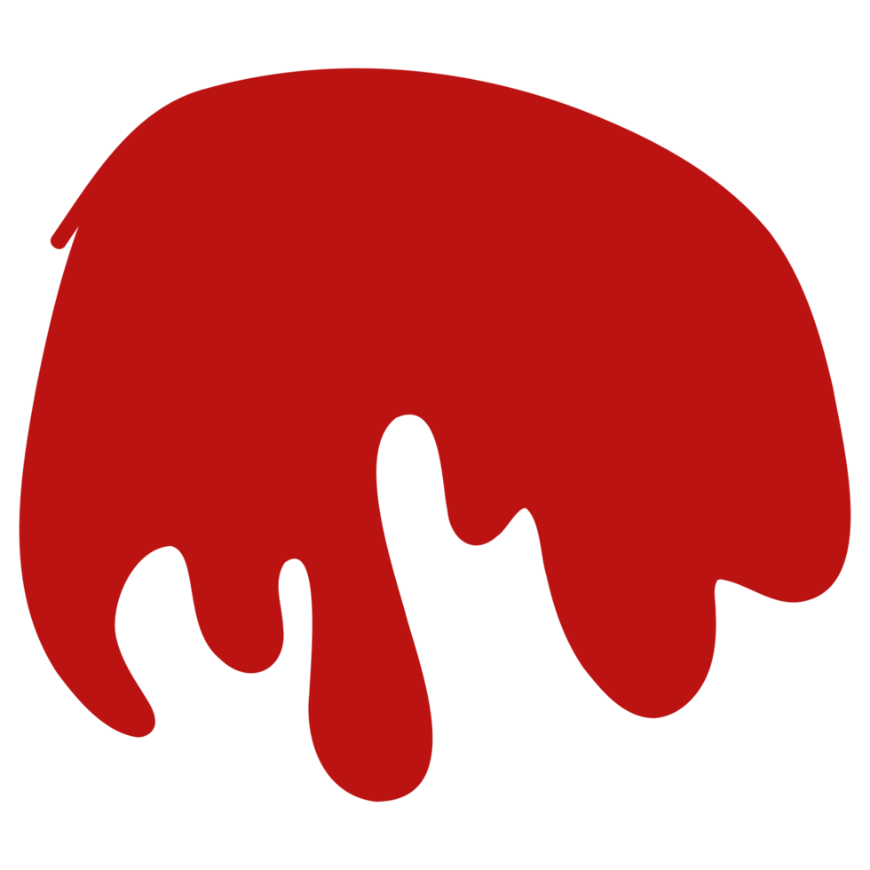 Spooky red blood png