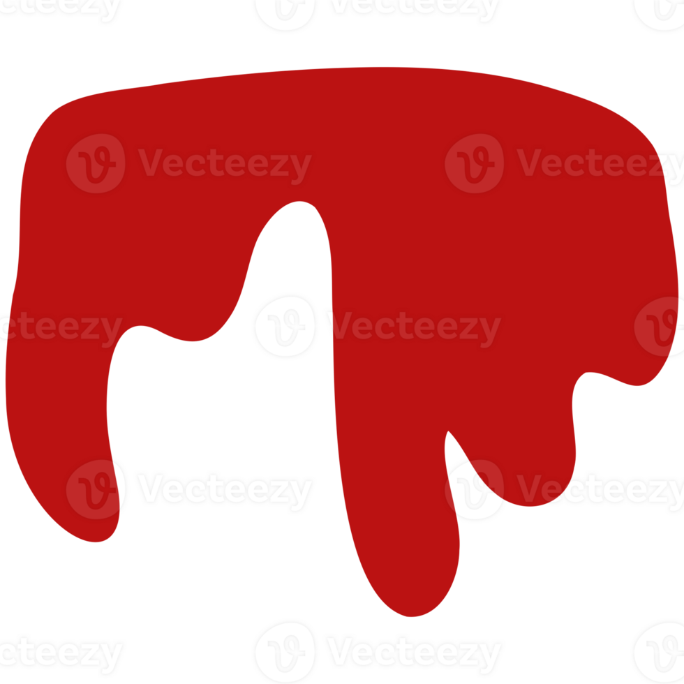 Halloween red blood png