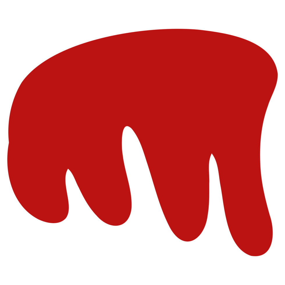 a red liquid dripping from a white object png