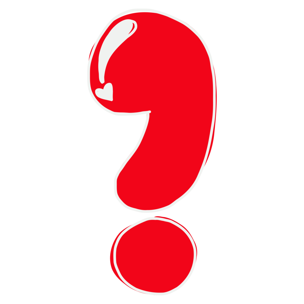 question mark red illustration png