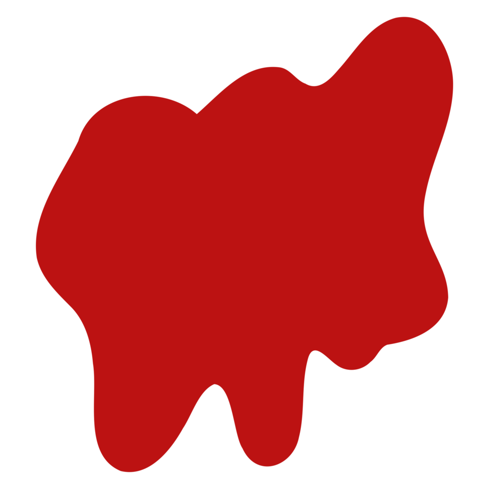 a red melt on a white background png