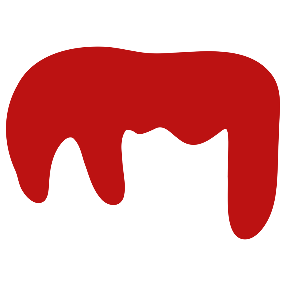 a red liquid dripping from a mouth png