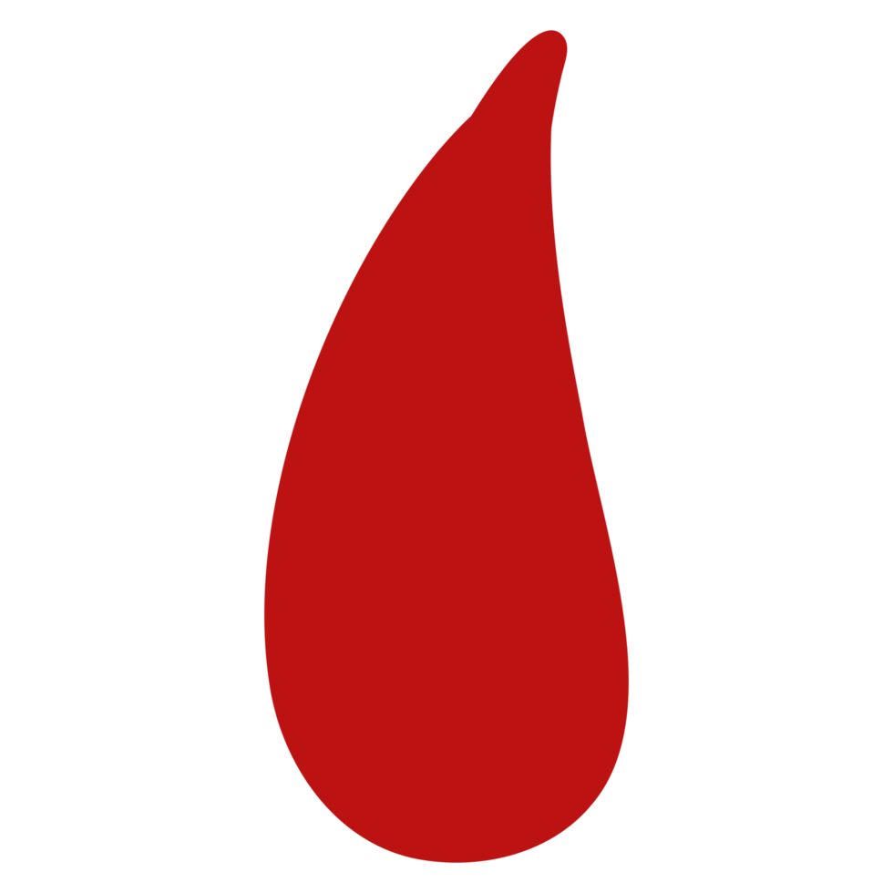 blood drop icon on transparent background png