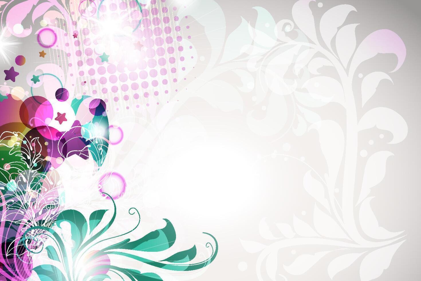 unique trend creative colorful flower background vector