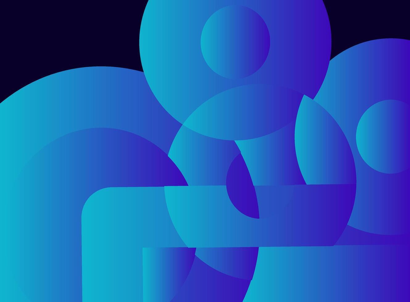 abstract blue background with some smooth lines art vector