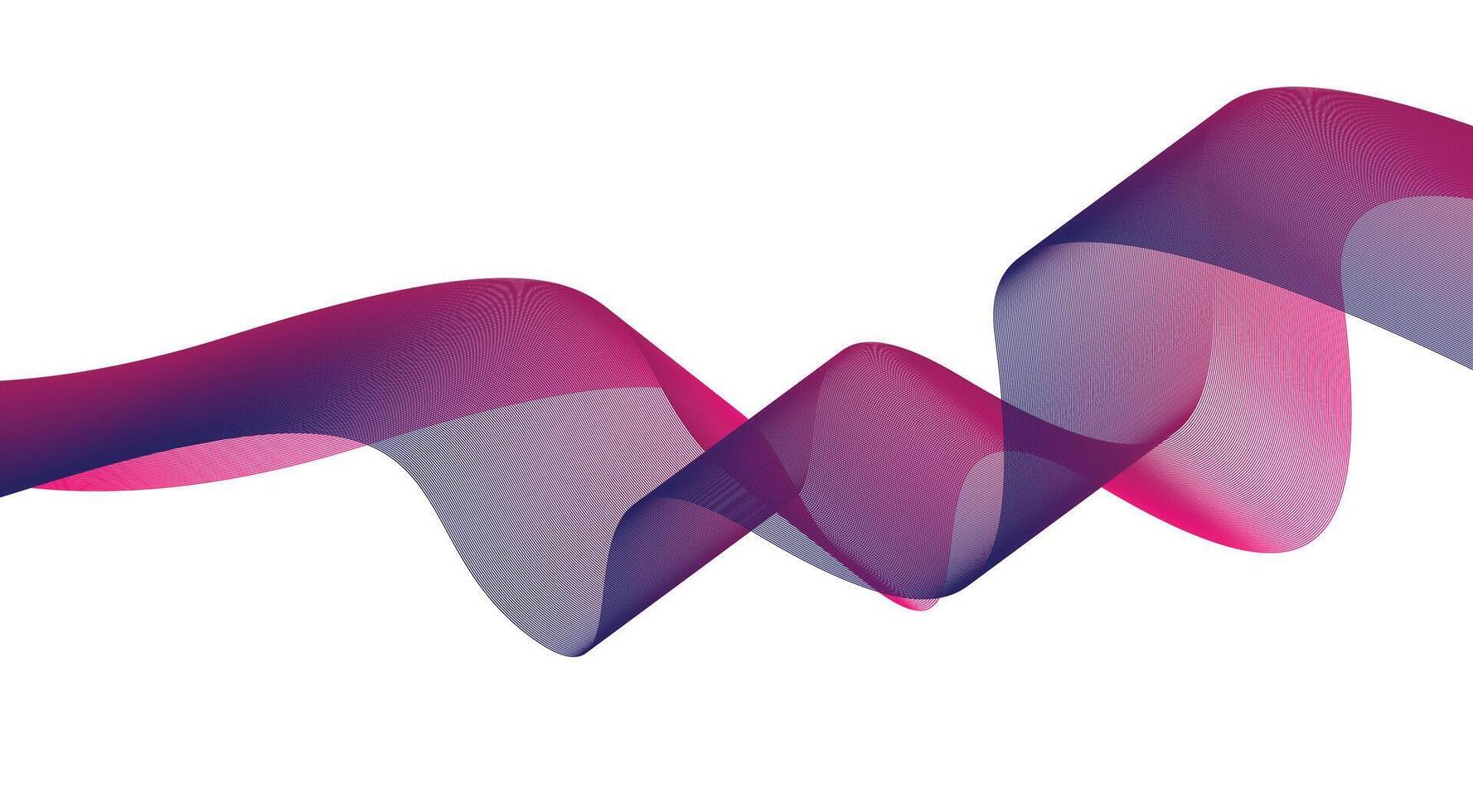 Blend Wavy Curved Lines Gradient Purple Abstract Background Design Illustration vector