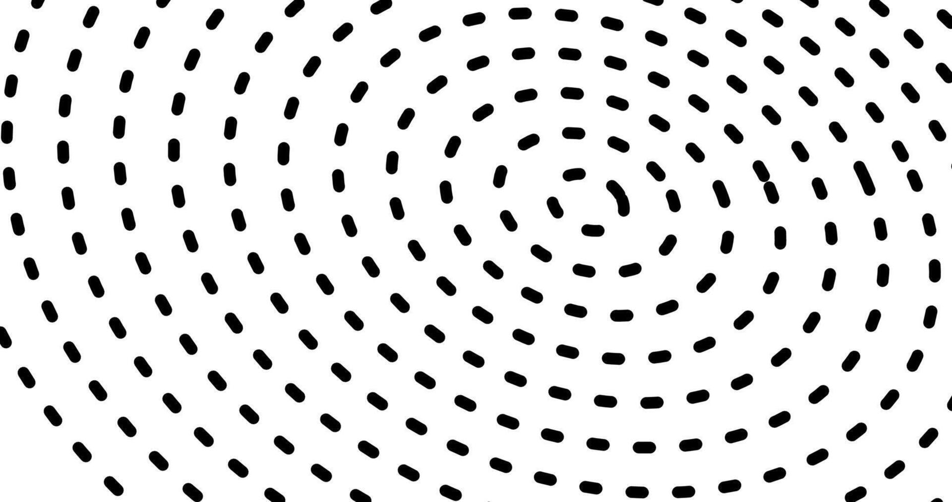 Halftone Spiral circle dots background pattern vector