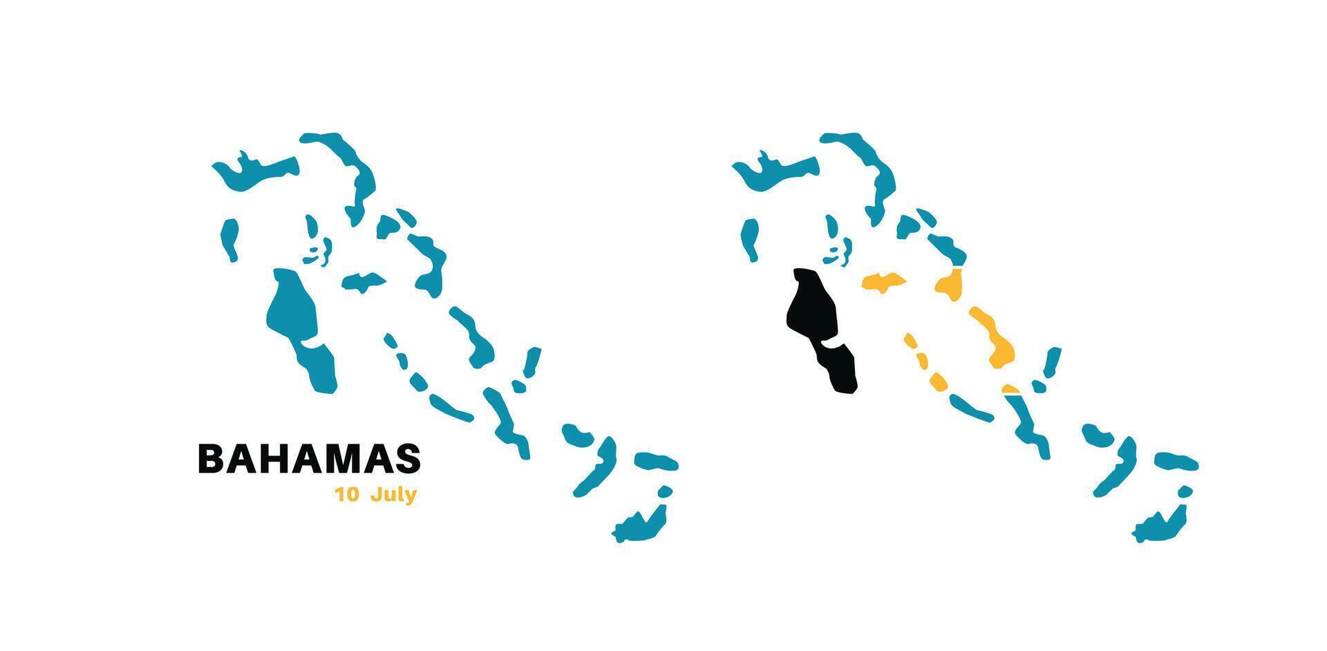 Set of isolated bahamas maps. bahamas flag overlaid with flag proportions. Maps and traveling around the world vector