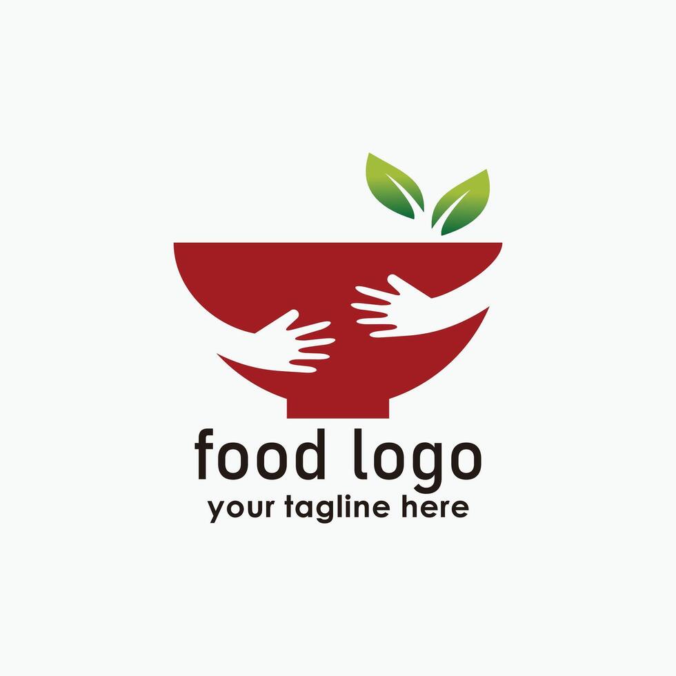 happy food icon design , restaurant logos template, bowl and food icon logo vector