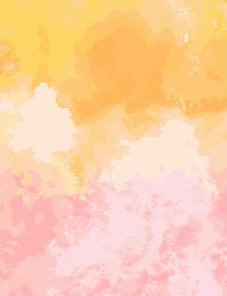 Abstract Watercolor Wash with Pastel Colors vector