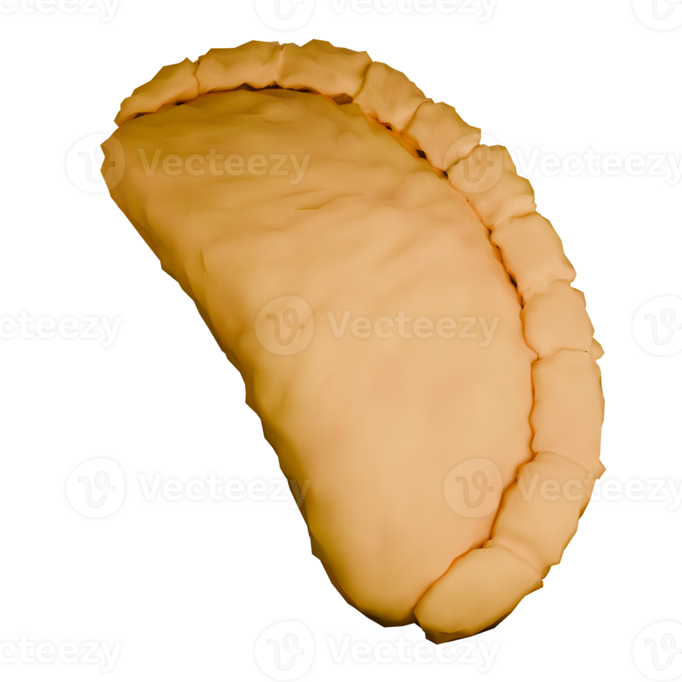 3D Indonesian Pastel Snack png