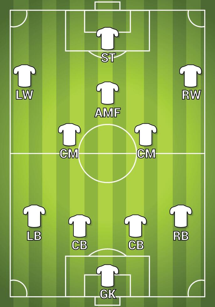 Soccer with players and position vector