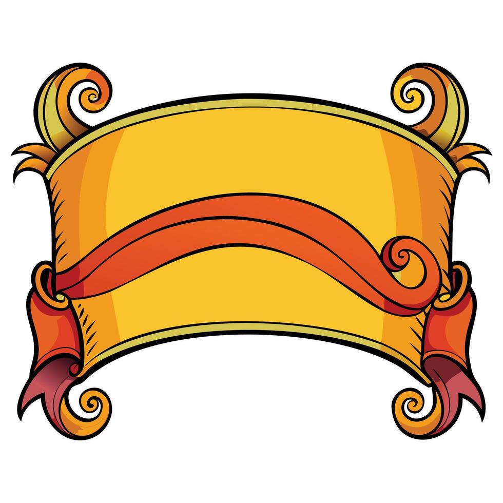 Premium Gold Ribbon Illustrations vector