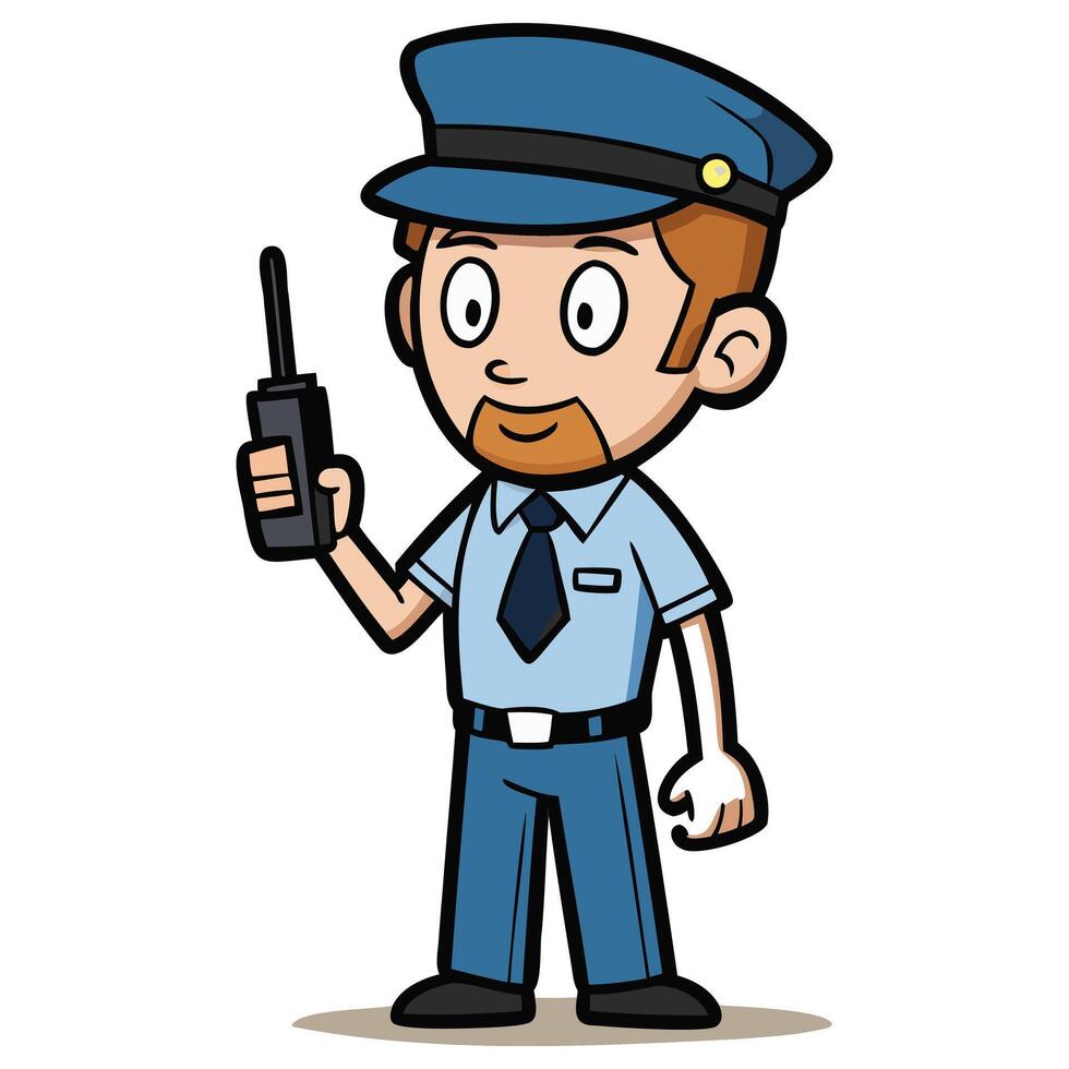 Safety and Protection Character Art vector