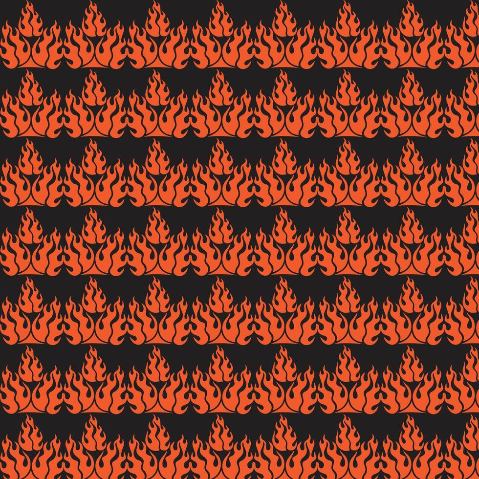 Repeating Flames Seamless Pattern Repeating Abstract Celestial Shapes vector