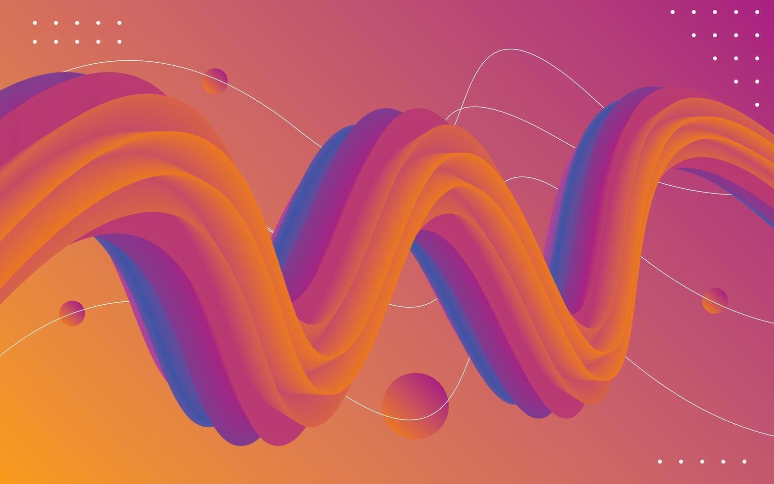 An abstract background with a wave pattern vector