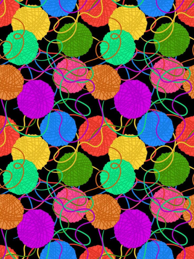 dynamic artistic background with tangles of threads and tangled lines is ideal for needlework and textile works art poster vector